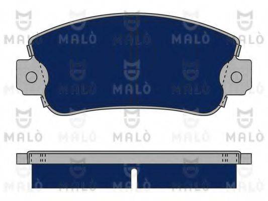 Комплект тормозных колодок, дисковый тормоз MALO 1050305