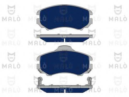 Комплект тормозных колодок, дисковый тормоз MALO 1050349