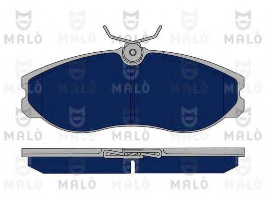Комплект тормозных колодок, дисковый тормоз MALO 1050356