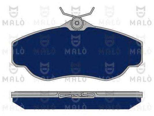 Комплект тормозных колодок, дисковый тормоз MALO 1050373
