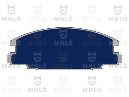 Комплект тормозных колодок, дисковый тормоз MALO 1050428