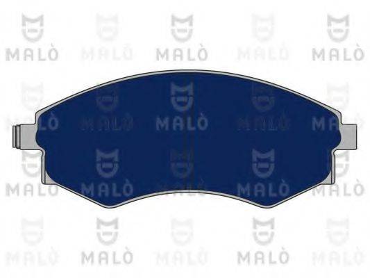 Комплект тормозных колодок, дисковый тормоз MALO 1050492