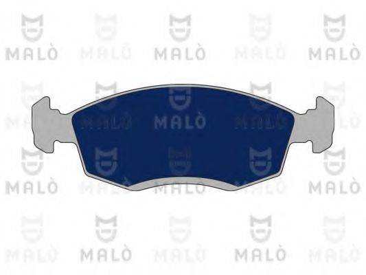 Комплект тормозных колодок, дисковый тормоз MALO 1050522