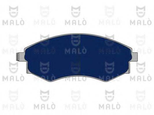 Комплект тормозных колодок, дисковый тормоз MALO 1050625