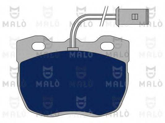 Комплект тормозных колодок, дисковый тормоз MALO 1050687