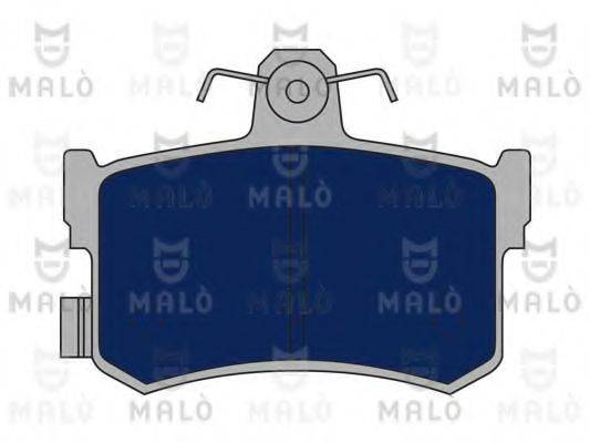 Комплект тормозных колодок, дисковый тормоз MALO 1050688