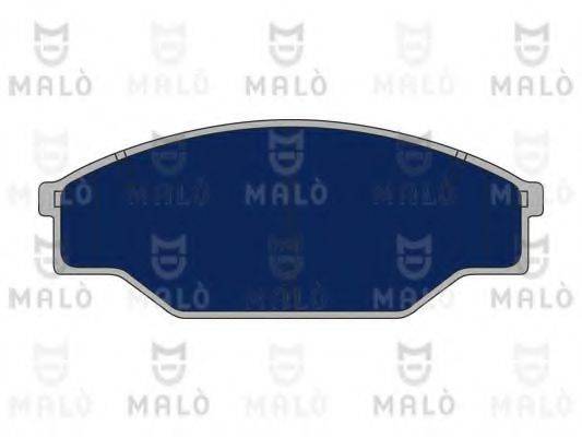 Комплект тормозных колодок, дисковый тормоз MALO 1050729