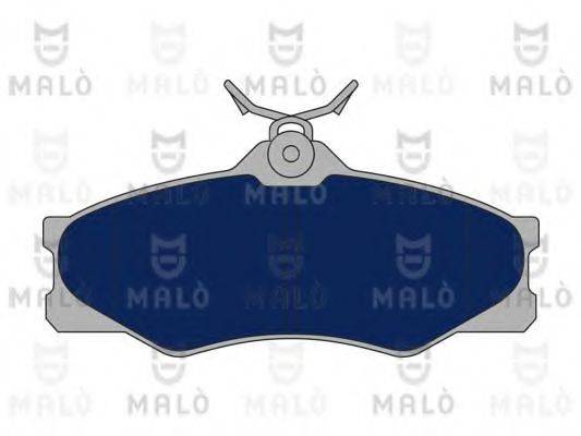 Комплект тормозных колодок, дисковый тормоз MALO 1050755