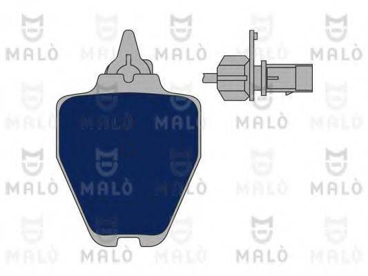 Комплект тормозных колодок, дисковый тормоз MALO 1050785