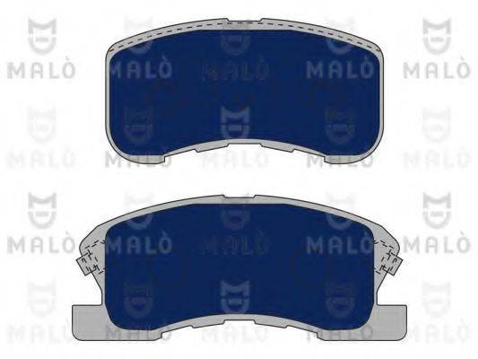 Комплект тормозных колодок, дисковый тормоз MALO 1050812