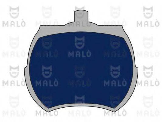 Комплект тормозных колодок, дисковый тормоз MALO 1050837