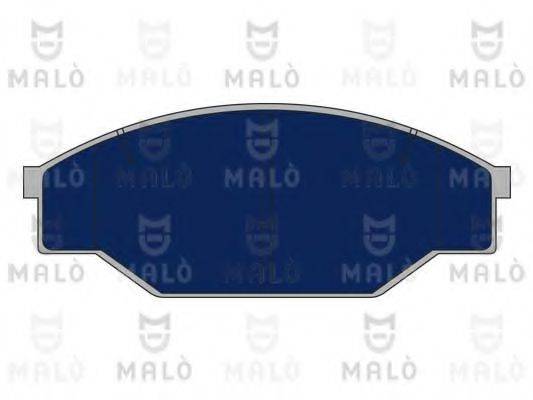 Комплект тормозных колодок, дисковый тормоз MALO 1050856