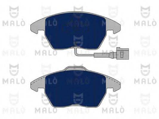 Комплект тормозных колодок, дисковый тормоз MALO 1050889