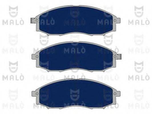Комплект тормозных колодок, дисковый тормоз MALO 1050900