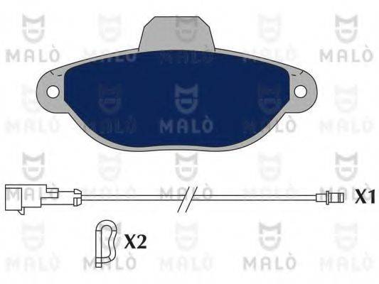 MALO 1050913 Комплект тормозных колодок, дисковый тормоз