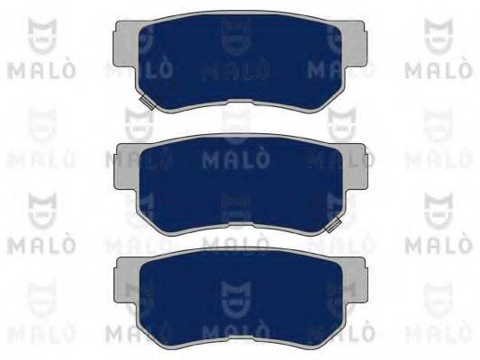Комплект тормозных колодок, дисковый тормоз MALO 1050952