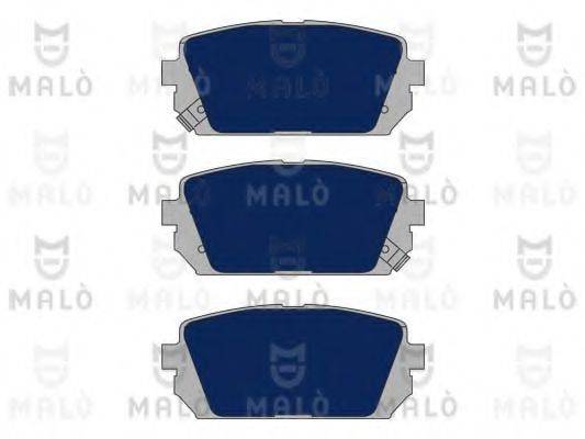 Комплект тормозных колодок, дисковый тормоз MALO 1050959