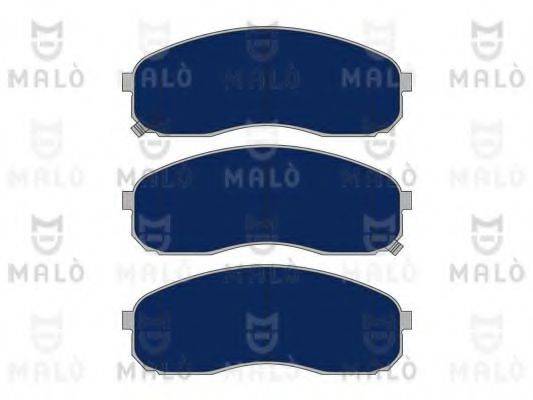 Комплект тормозных колодок, дисковый тормоз MALO 1050974