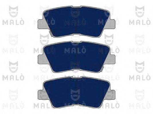 Комплект тормозных колодок, дисковый тормоз MALO 1050977