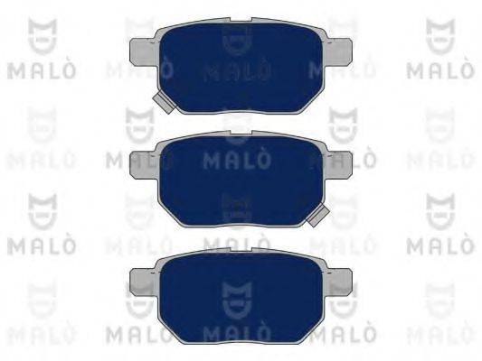 Комплект тормозных колодок, дисковый тормоз MALO 1051010