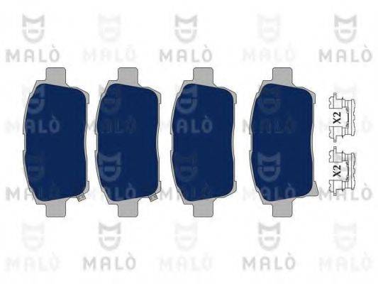 MALO 1051017 Комплект тормозных колодок, дисковый тормоз