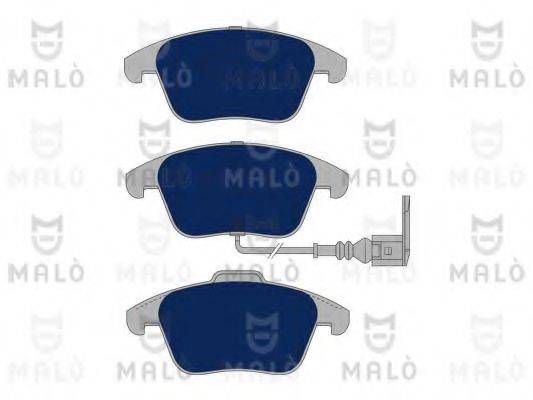 Комплект тормозных колодок, дисковый тормоз MALO 1051035