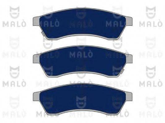 Комплект тормозных колодок, дисковый тормоз MALO 1051046