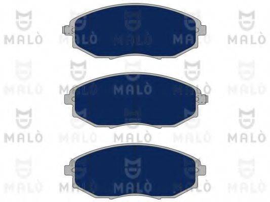 Комплект тормозных колодок, дисковый тормоз MALO 1051047