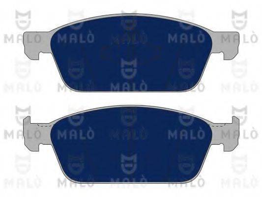 Комплект тормозных колодок, дисковый тормоз MALO 1051121