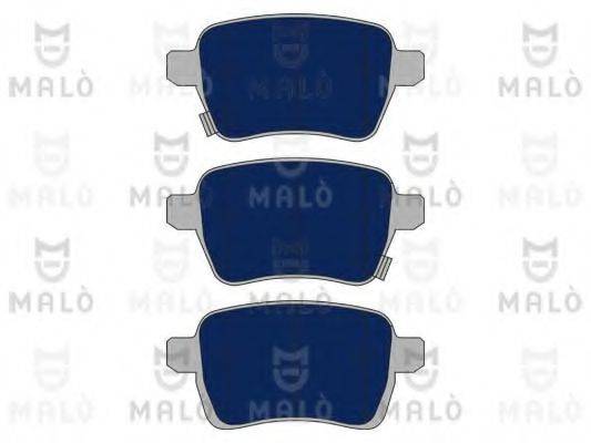 MALO 1051139 Комплект тормозных колодок, дисковый тормоз