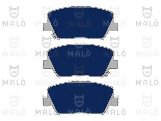 Комплект тормозных колодок, дисковый тормоз MALO 1051145
