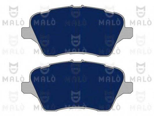 Комплект тормозных колодок, дисковый тормоз MALO 1051156