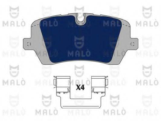 MALO 1051166 Комплект тормозных колодок, дисковый тормоз