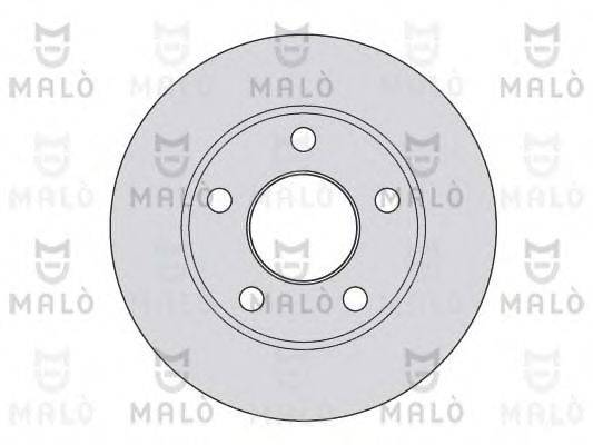 MALO 1110008 Тормозной диск