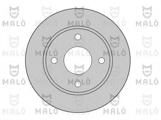 MALO 1110012 Тормозной диск