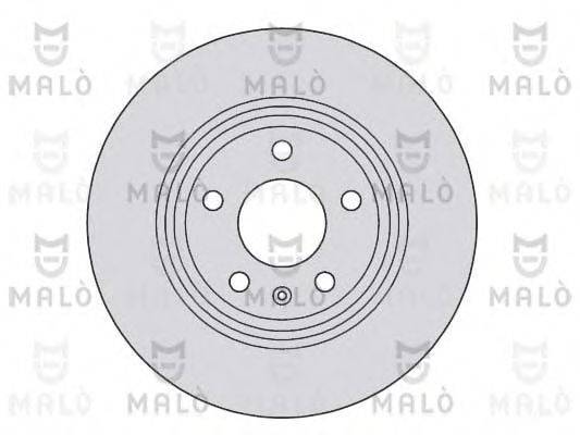 MALO 1110058 Тормозной диск