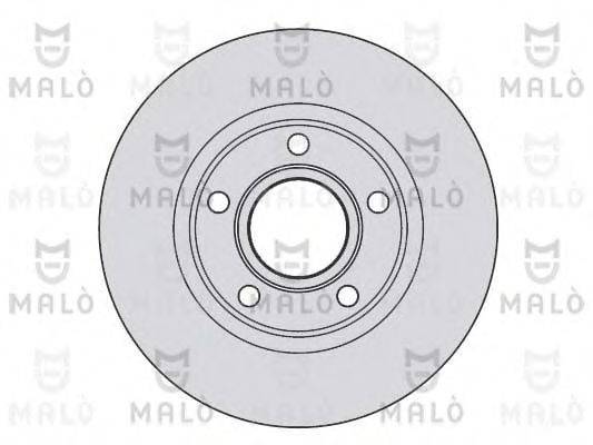 MALO 1110216 Тормозной диск