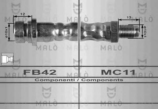 Тормозной шланг MALO 8011