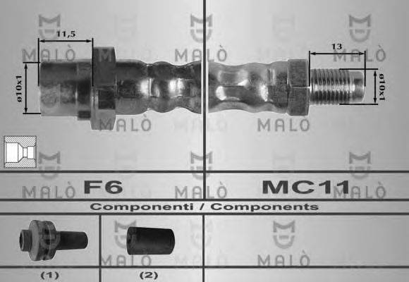 Тормозной шланг MALO 80264