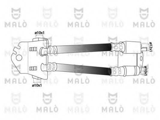 MALO 80453 Тормозной шланг