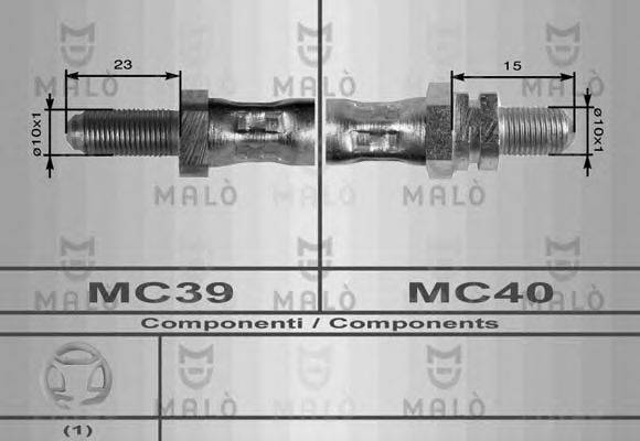 MALO 8462 Тормозной шланг