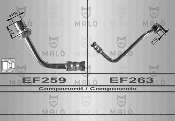 Тормозной шланг MALO 8467