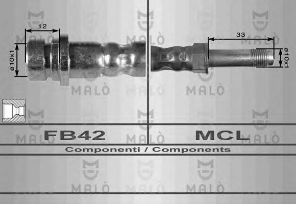 Тормозной шланг MALO 8686