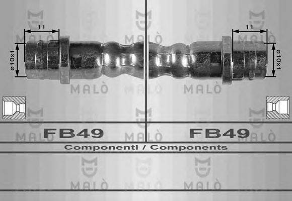 Тормозной шланг MALO 8903