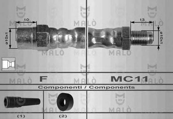 Тормозной шланг MALO 8913
