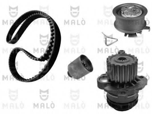 MALO W120301S0 Водяной насос + комплект зубчатого ремня