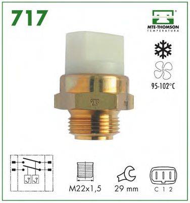 MTE-THOMSON 717 Термовыключатель, вентилятор радиатора