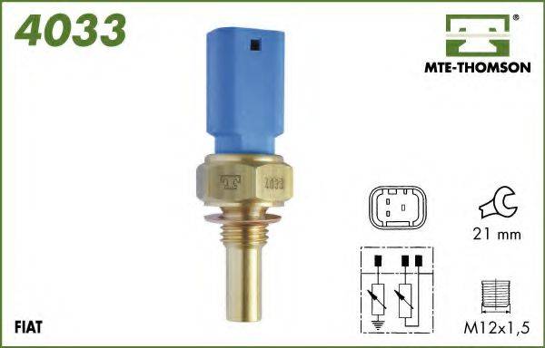 MTE-THOMSON 4033 Датчик, температура охлаждающей жидкости