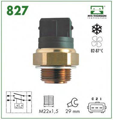 MTE-THOMSON 827 Термовыключатель, вентилятор радиатора