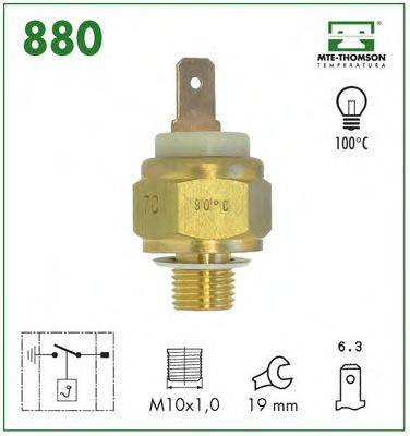MTE-THOMSON 880 термовыключатель, сигнальная лампа охлаждающей жидкости